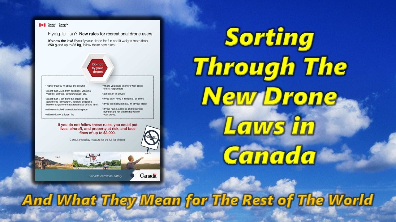 New drone rules canada